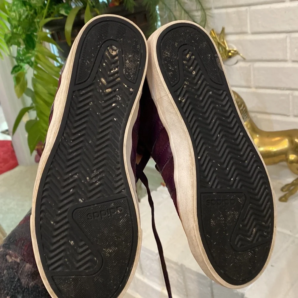 Purple Adidas neo ankle suede shoes - Picture 12 of 12